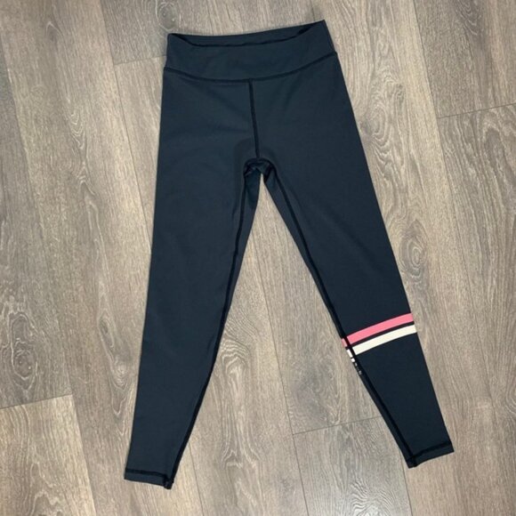 Lilybod Loulou Leggings Full Length High Rise Waist Phantom Black Size Small - Picture 2 of 14